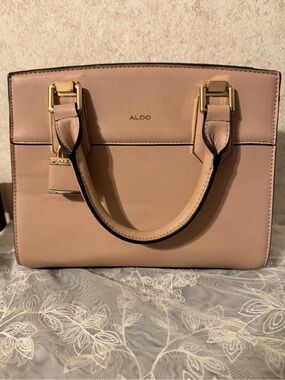 ALDO Blush Pink Leather Satchel